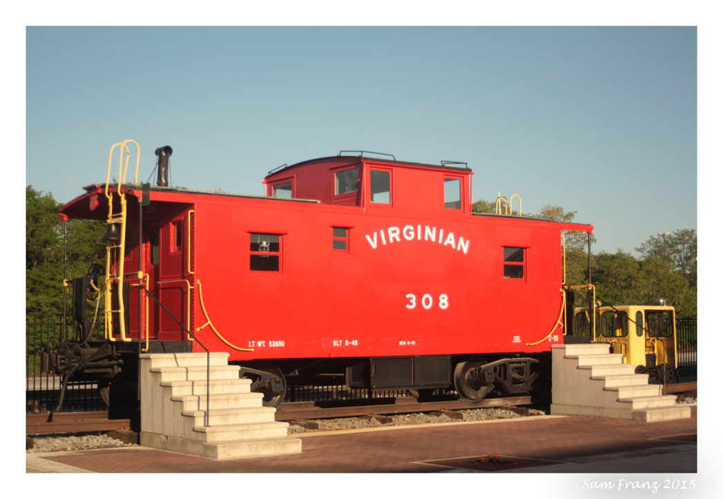 Restored Caboose #308
