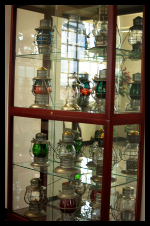 Railroad lantern from the museum collection
